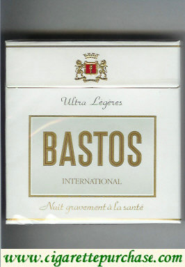 Bastos International Ultra Legeres cigarettes hard box